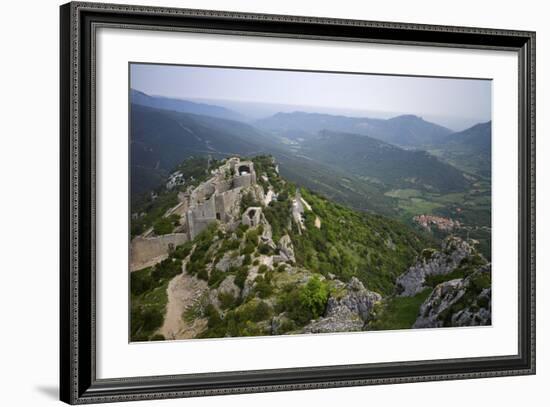 Peyrepertuse Cathar Castle, French Pyrenees, France-Rob Cousins-Framed Photographic Print