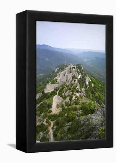 Peyrepertuse Cathar Castle, French Pyrenees, France-Rob Cousins-Framed Premier Image Canvas