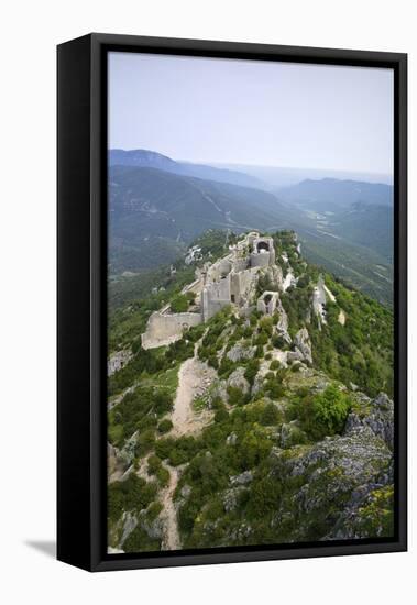 Peyrepertuse Cathar Castle, French Pyrenees, France-Rob Cousins-Framed Premier Image Canvas