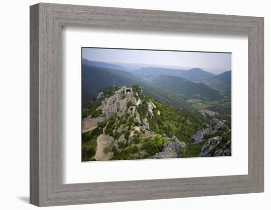 Peyrepertuse Cathar Castle, French Pyrenees, France-Rob Cousins-Framed Photographic Print