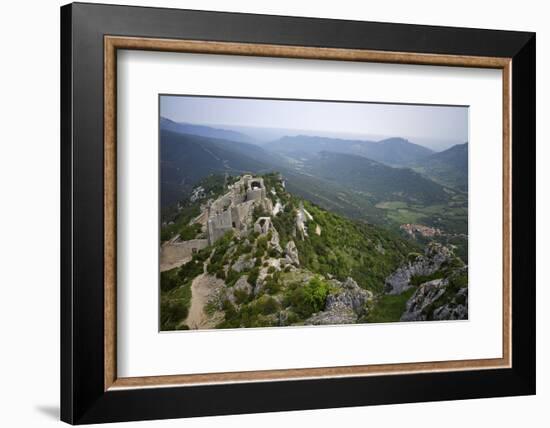 Peyrepertuse Cathar Castle, French Pyrenees, France-Rob Cousins-Framed Photographic Print