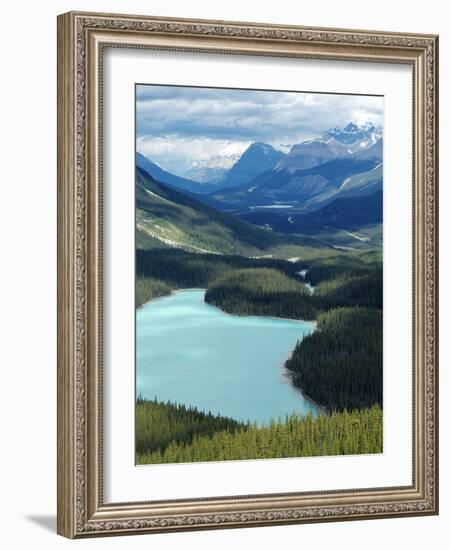 Peyto Lake, Banff National Park, UNESCO World Heritage Site, Alberta, Rocky Mountains, Canada, Nort-Hans Peter Merten-Framed Photographic Print
