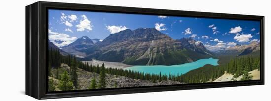 Peyto Lake, Icefields Parkway, Alberta, Canada-Michele Falzone-Framed Premier Image Canvas
