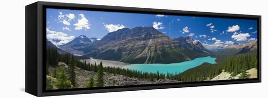 Peyto Lake, Icefields Parkway, Alberta, Canada-Michele Falzone-Framed Premier Image Canvas