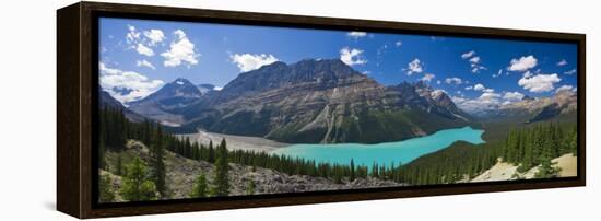 Peyto Lake, Icefields Parkway, Alberta, Canada-Michele Falzone-Framed Premier Image Canvas