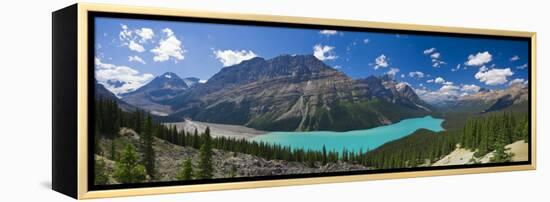 Peyto Lake, Icefields Parkway, Alberta, Canada-Michele Falzone-Framed Premier Image Canvas