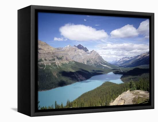 Peyto Lake, Mount Patterson and Mistaya Valley, Banff National Park, Alberta-Geoff Renner-Framed Premier Image Canvas