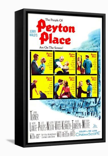 Peyton Place-null-Framed Stretched Canvas