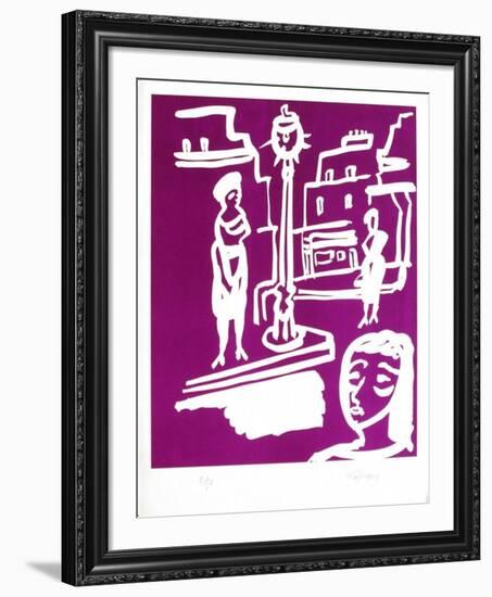 PF - La rue Saint Denis-Charles Lapicque-Framed Limited Edition