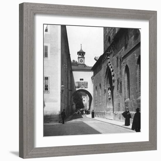 Pfarrkirche Porta, Salzburg, Austria, C1900s-Wurthle & Sons-Framed Photographic Print