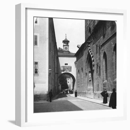 Pfarrkirche Porta, Salzburg, Austria, C1900s-Wurthle & Sons-Framed Photographic Print