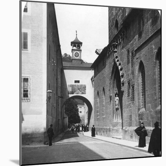 Pfarrkirche Porta, Salzburg, Austria, C1900s-Wurthle & Sons-Mounted Photographic Print