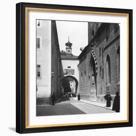 Pfarrkirche Porta, Salzburg, Austria, C1900s-Wurthle & Sons-Framed Photographic Print