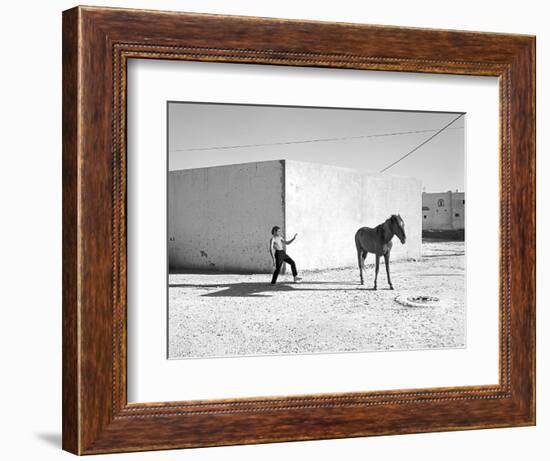 Pferd-Traum 6, 2015-Jaschi Klein-Framed Photographic Print