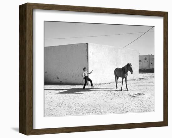 Pferd-Traum 6, 2015-Jaschi Klein-Framed Photographic Print