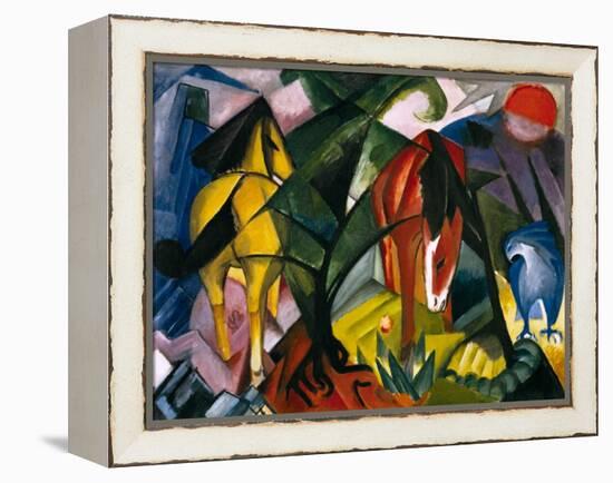 Pferde Und Adler, 1912-Franz Marc-Framed Premier Image Canvas