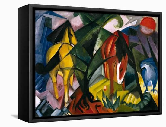 Pferde Und Adler, 1912-Franz Marc-Framed Premier Image Canvas