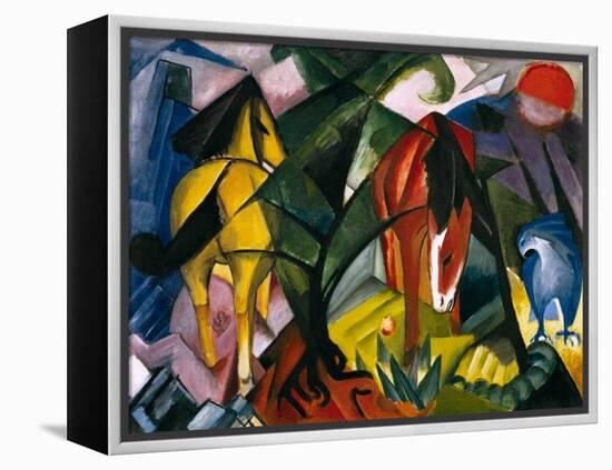 Pferde Und Adler, 1912-Franz Marc-Framed Premier Image Canvas