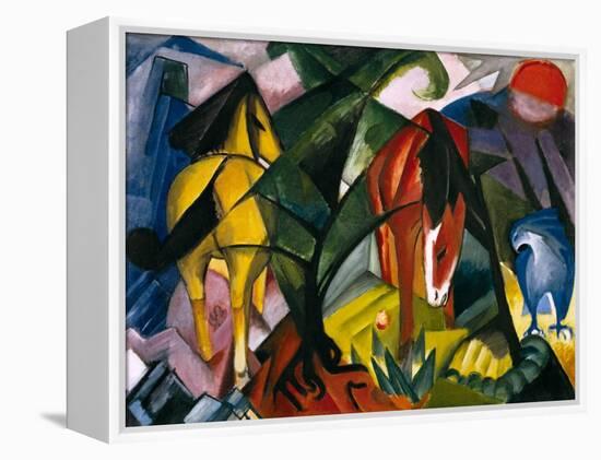 Pferde Und Adler, 1912-Franz Marc-Framed Premier Image Canvas