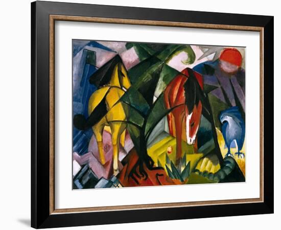 Pferde Und Adler, 1912-Franz Marc-Framed Giclee Print