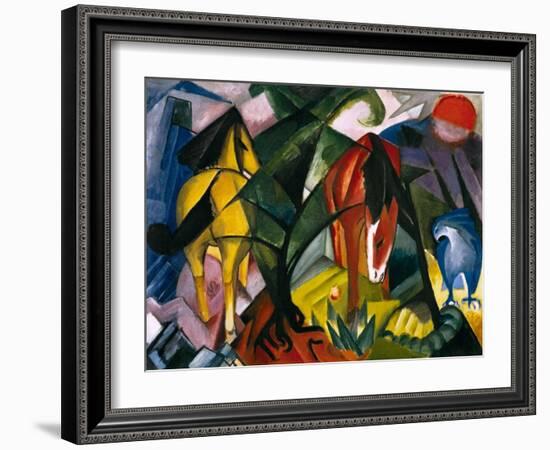 Pferde Und Adler, 1912-Franz Marc-Framed Giclee Print