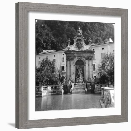 Pferdeschwemme, Salzburg, Austria, C1900-Wurthle & Sons-Framed Photographic Print