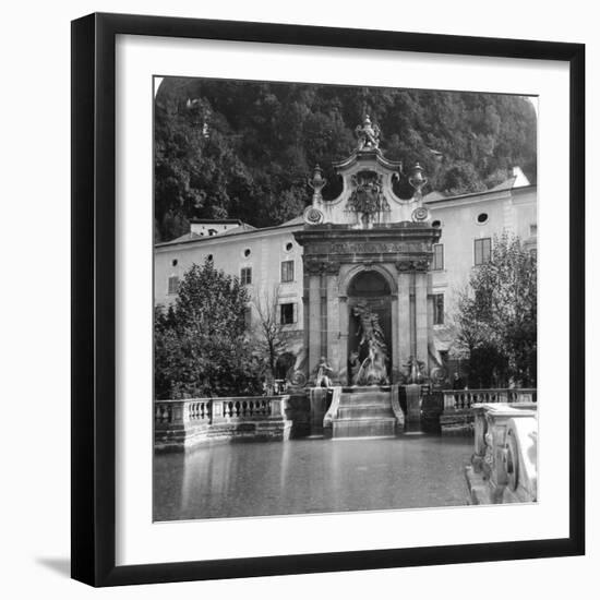 Pferdeschwemme, Salzburg, Austria, C1900-Wurthle & Sons-Framed Photographic Print