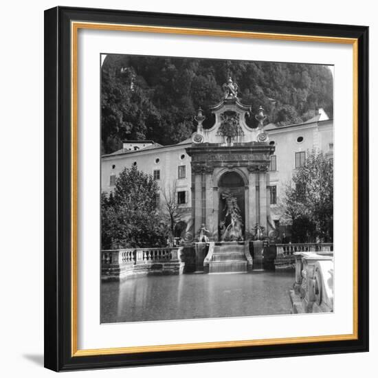 Pferdeschwemme, Salzburg, Austria, C1900-Wurthle & Sons-Framed Photographic Print