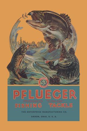 Pflueger Fishing Tackle' Art Print