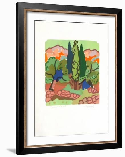 PG - L'Erymanthe-Charles Lapicque-Framed Limited Edition