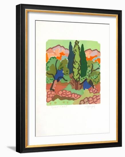 PG - L'Erymanthe-Charles Lapicque-Framed Limited Edition