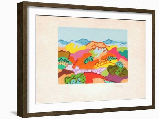 PG - Paysage Grec-Charles Lapicque-Framed Limited Edition