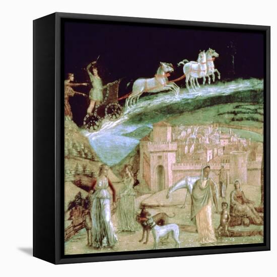 Phaeton in His Chariot, C1470-1536-null-Framed Premier Image Canvas