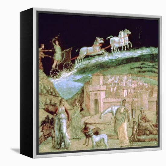 Phaeton in His Chariot, C1470-1536-null-Framed Premier Image Canvas