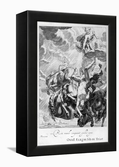 Phaeton Struck Down by Jupiter's Thunderbolt, 1655-Michel de Marolles-Framed Premier Image Canvas