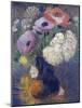 Phantasieblumen Und Anemonen-Odilon Redon-Mounted Giclee Print