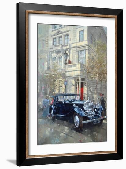 Phantom II into Queens Gate Mews-Peter Miller-Framed Giclee Print