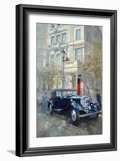 Phantom II into Queens Gate Mews-Peter Miller-Framed Giclee Print