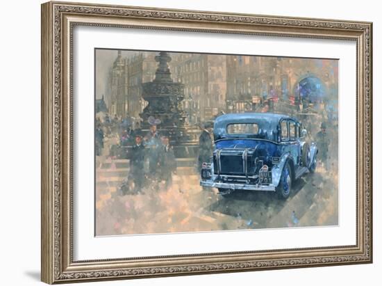 Phantom in Piccadilly (Detail)-Peter Miller-Framed Giclee Print