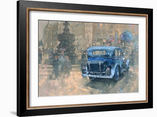 Phantom in Piccadilly (Detail)-Peter Miller-Framed Giclee Print