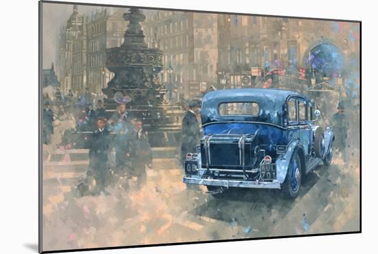 Phantom in Piccadilly (Detail)-Peter Miller-Mounted Giclee Print