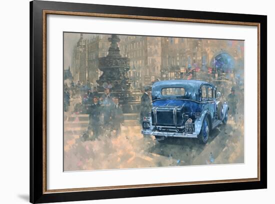 Phantom in Piccadilly (Detail)-Peter Miller-Framed Giclee Print