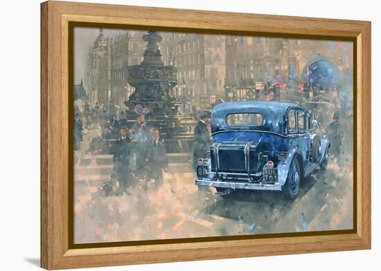 Phantom in Piccadilly (Detail)-Peter Miller-Framed Premier Image Canvas