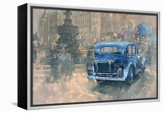 Phantom in Piccadilly (Detail)-Peter Miller-Framed Premier Image Canvas