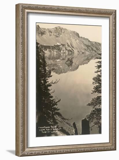 Phantom Lake, Crater Lake, Oregon-null-Framed Art Print
