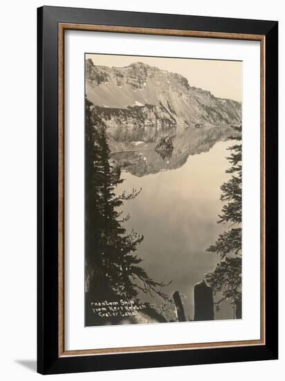 Phantom Lake, Crater Lake, Oregon-null-Framed Art Print