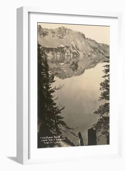 Phantom Lake, Crater Lake, Oregon-null-Framed Art Print