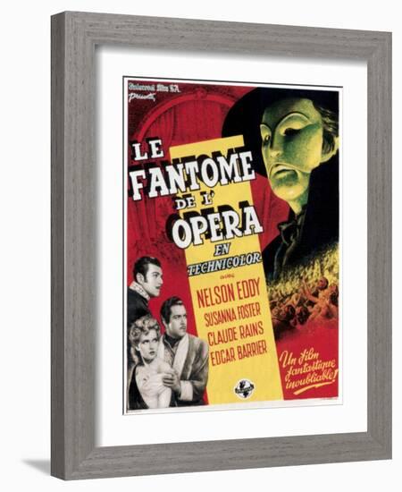 Phantom of the Opera, (aka Le Fantome De L'Opera), 1943-null-Framed Art Print