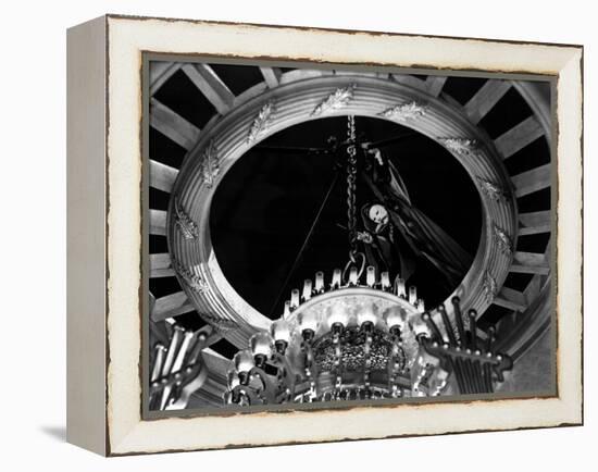 Phantom Of The Opera, Claude Rains, 1943, Chandelier-null-Framed Stretched Canvas