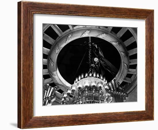 Phantom Of The Opera, Claude Rains, 1943, Chandelier-null-Framed Photo